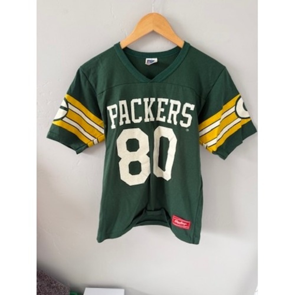 Rawlings Green Bay Packers 80 Football Jersey Shirt Adult‎ Medium NFL